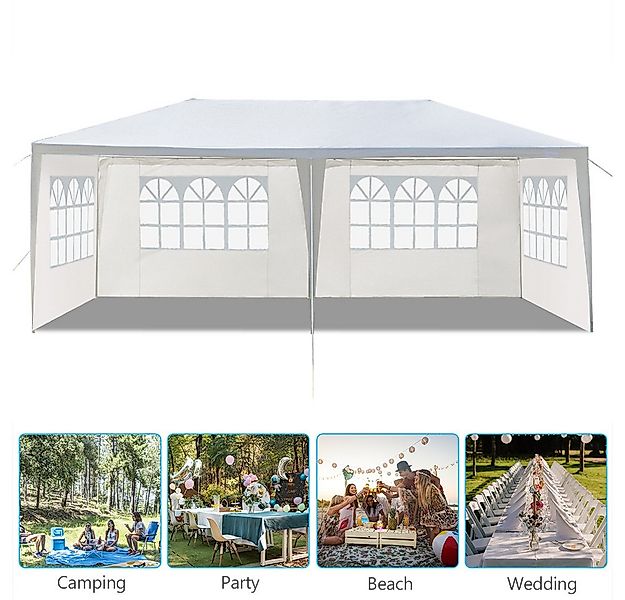 VINGLI Faltpavillon Stabil, Für Märkte, Festivals, Camping, Hochzeiten, Wei günstig online kaufen