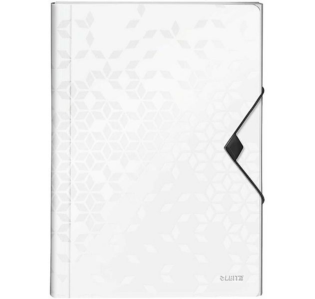 LEITZ Fächermappe Fächermappe WOW 4589 6 Fächer weiß günstig online kaufen