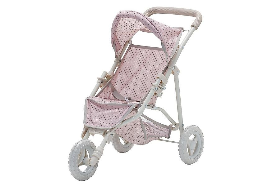TEAMSON™ KIDS    Puppenwagen Puppen Jogger Rosa/Grau günstig online kaufen