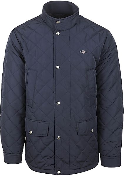 Gant Jacke Quilted Windcheater Marine - Größe M günstig online kaufen