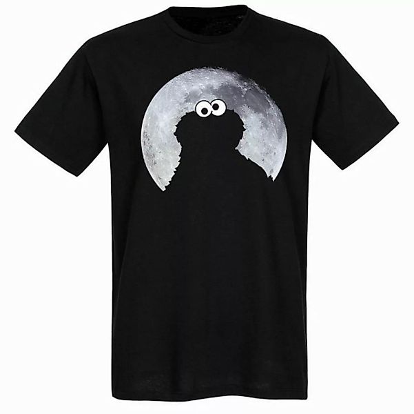 Sesamstrasse T-Shirt Cookie Monster Moonnight günstig online kaufen