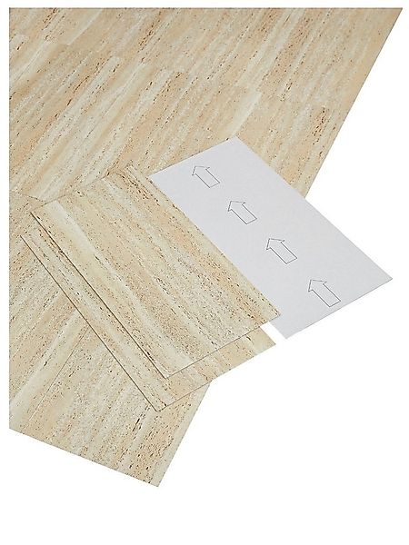 misento Designboden Vinylboden selbstklebend in Beton- und Steinoptik, 24 S günstig online kaufen