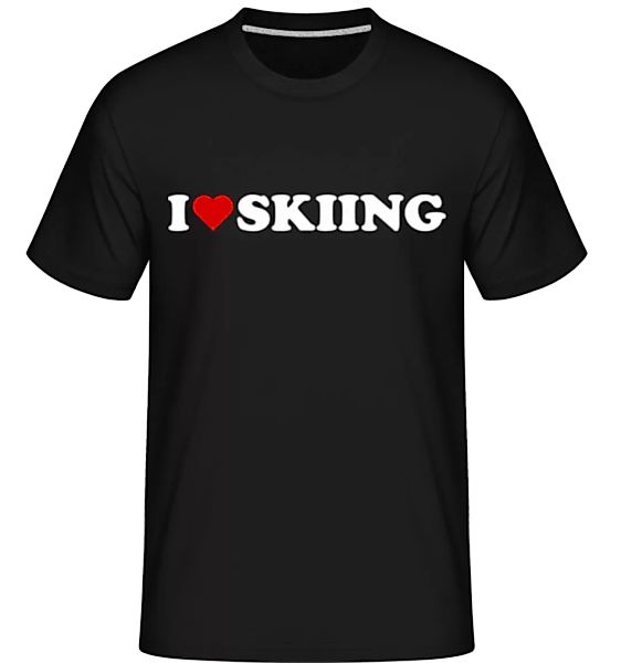 I Love Skiing · Shirtinator Männer T-Shirt günstig online kaufen