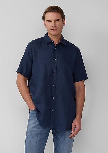 s.Oliver Kurzarmhemd Regular Fit: Leichtes Kurzarmhemd aus 100% Leinen Garm günstig online kaufen