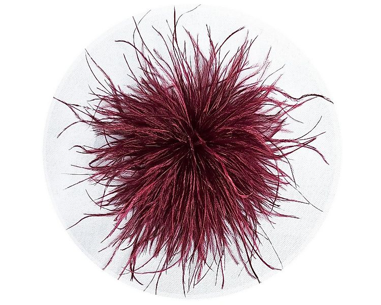 Brosche Federbrosche Weinrot Clip Antecker Federn Klammer Haarklammer Strau günstig online kaufen