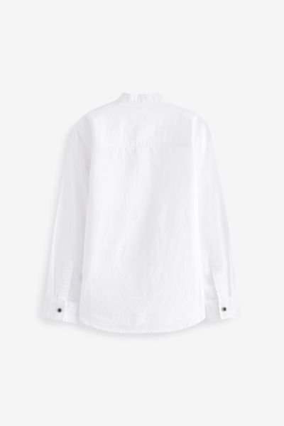 Next Langarmhemd Grandad-Hemd mit langen Ärmeln günstig online kaufen