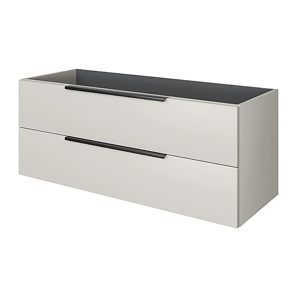 Pelipal Waschbeckenunterschrank Quantum 07 Kaschmir Matt 120 cm 2 Auszüge günstig online kaufen
