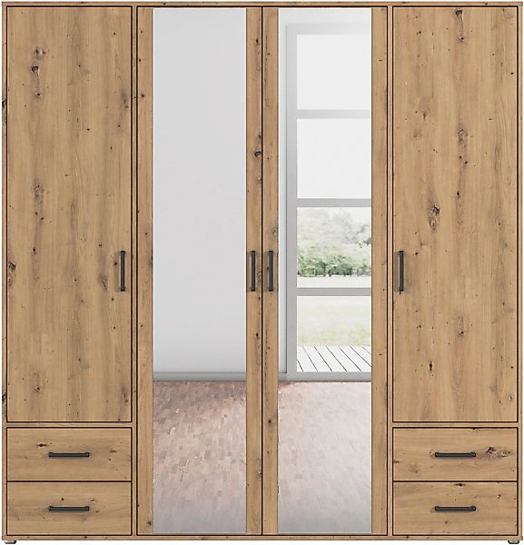 rauch Drehtürenschrank "Kleiderschrank Schrank Garderobe Wäscheschrank VOYA günstig online kaufen