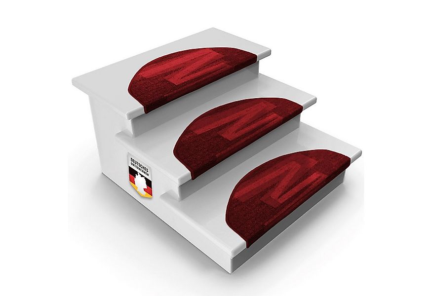 Karat Stufenmatte Hastings, Treppenschutz, Halbrund, Höhe: 8.5 mm, aus Poly günstig online kaufen