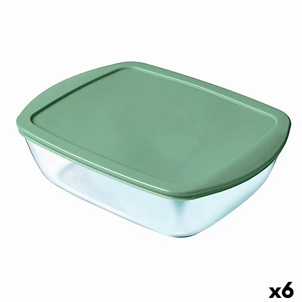 Rechteckige Lunchbox Mit Deckel Pyrex Cook & Store Grün Glas (6 Stück) (23 günstig online kaufen