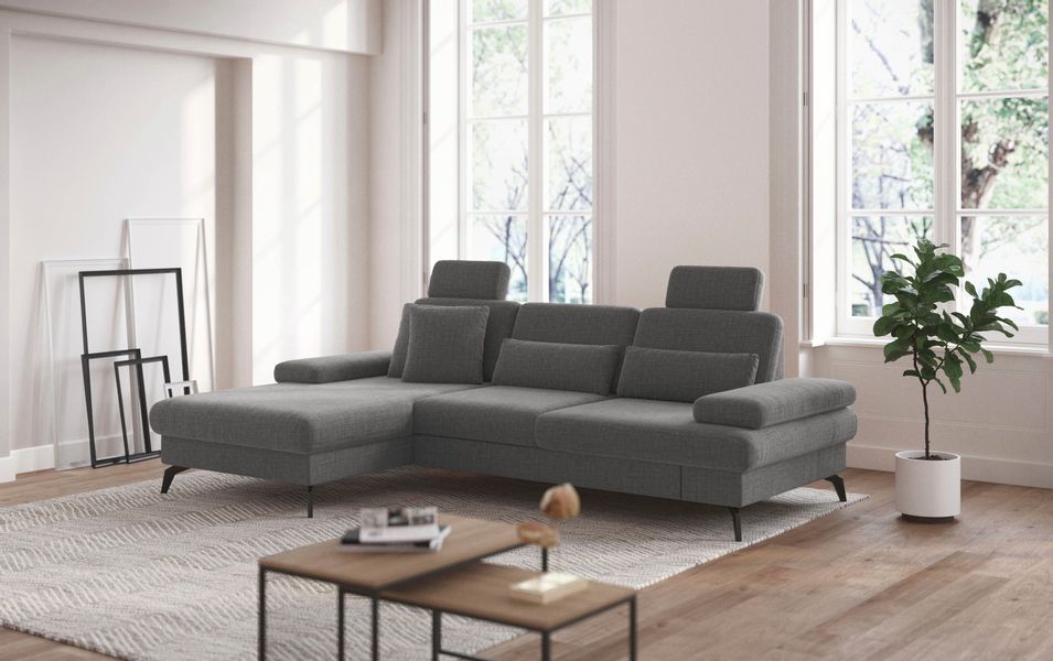 sit&more Ecksofa "Morris L-Form, inkl. Sitztiefenverstellung" wahlweise mit günstig online kaufen
