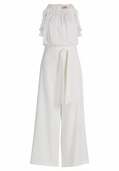 Vera Mont Overall "Vera Mont Jumpsuit mit Volant", (1 tlg.), Bindeband günstig online kaufen