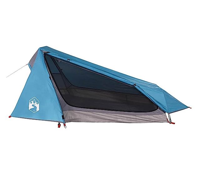 vidaXL Tunnelzelt Tunnelzelt 1 Person Blau Wasserdicht, (1 tlg) günstig online kaufen