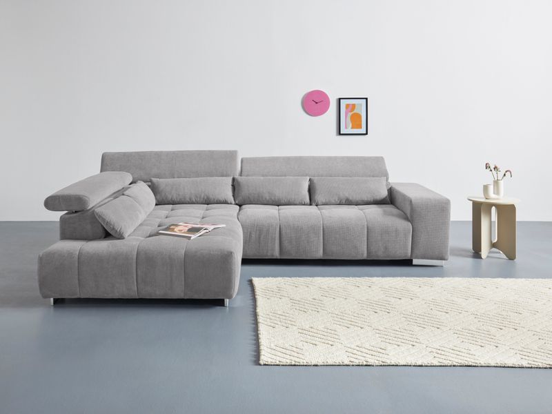COTTA Ecksofa Orion L-Form, mit Kopfteilverstellung günstig online kaufen