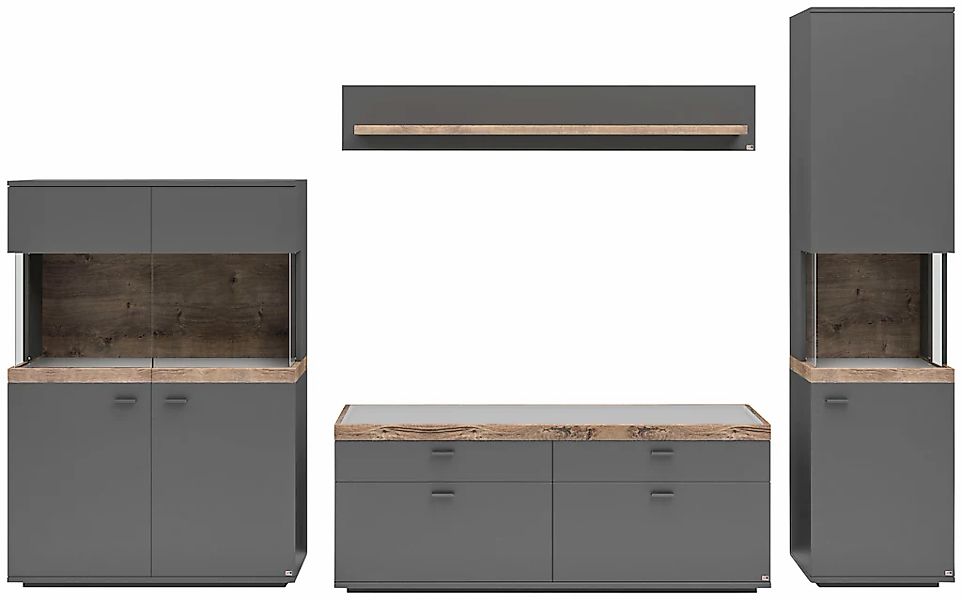 set one by Musterring Wohnwand "Lancaster" Bitte bei den Artikelnummern günstig online kaufen