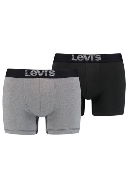 Levis Boxershorts "LEVIS MEN OPT ILL BOXER BRIEF ORG CO 2P" 2er Pack, mit b günstig online kaufen