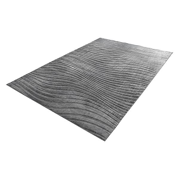 riess-ambiente Designteppich WAVE 230x160cm anthrazitt · günstig online kaufen