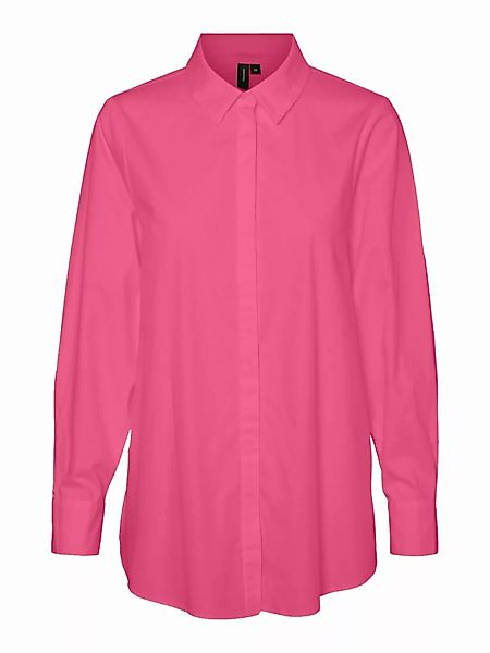 VERO MODA Langärmelige Hemd Damen Pink günstig online kaufen