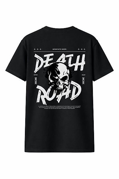 Banco T-Shirt Herren Kurzarmshirt mit großem Skull-Print, 100% Baumwolle Gr günstig online kaufen