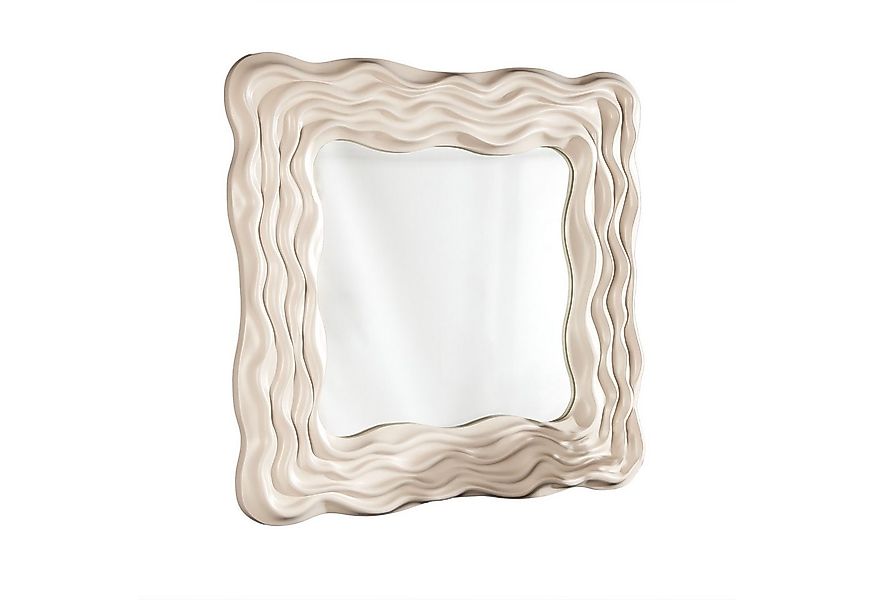 riess-ambiente Wandspiegel WAVE 90cm greige (Einzelartikel, 1-St), Schlafzi günstig online kaufen