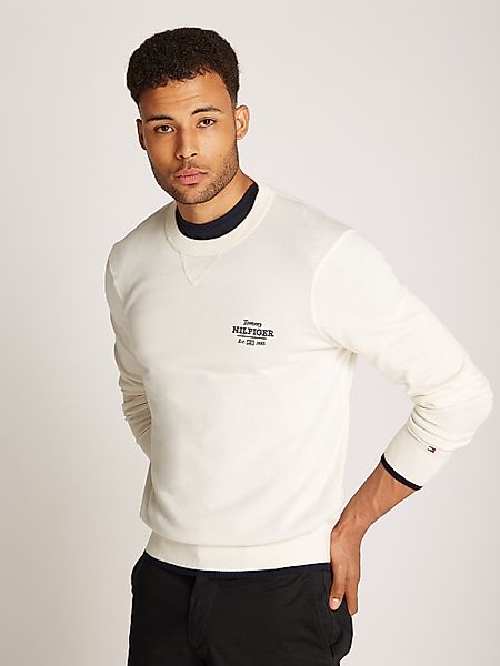 Tommy Hilfiger Rundhalspullover GRAPHIC COTTON CREW günstig online kaufen