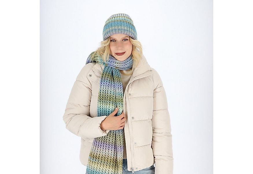 halsüberkopf Accessoires Strickschal Strickschal mit Farbverlauf, Made in G günstig online kaufen