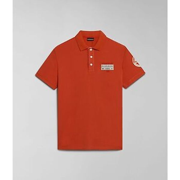 Napapijri  T-Shirts & Poloshirts E-AMUNDSEN NP0A4H6A-A621 ORANGE BURNT günstig online kaufen