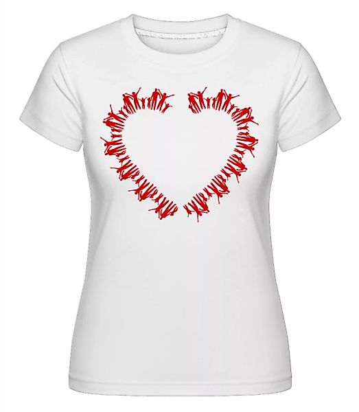 Menschen Herz · Shirtinator Frauen T-Shirt günstig online kaufen
