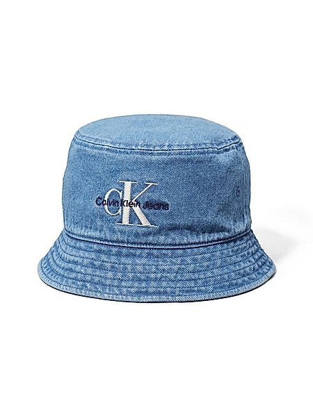 Calvin Klein Fischerhut MONOLOGO EMBROIDERY DENIM BUCKET Mit Markenlabel au günstig online kaufen