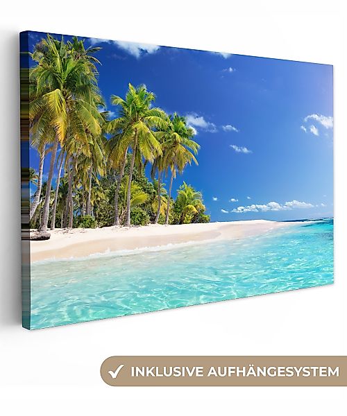 OneMillionCanvasses® Leinwandbild Strand - Meer - günstig online kaufen