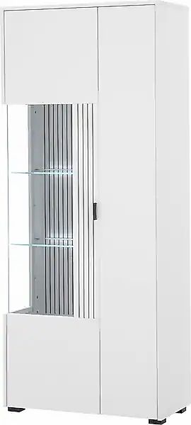 Home affaire Vitrine "Hudson, Stauraumvitrine" in moderner Trendfarbe, Grif günstig online kaufen