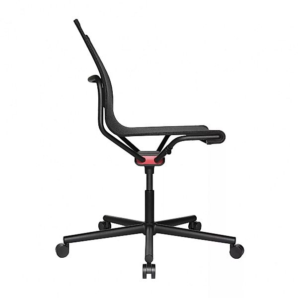 Wagner - D1 Bürostuhl mit Rollengestell - schwarz/Dondola® 4D Sitzgelenk/St günstig online kaufen