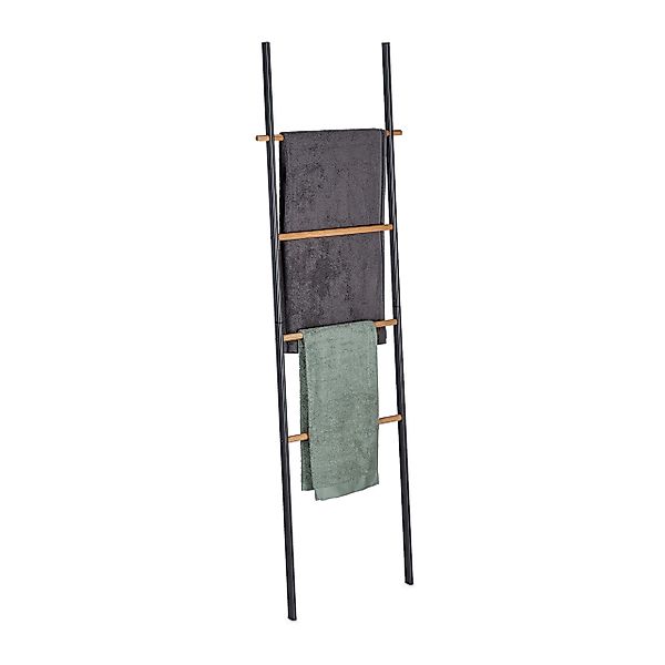 relaxdays Handtuchleiter Holz & Metall günstig online kaufen