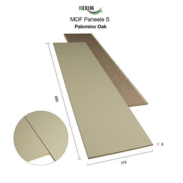 Hexim Wanddekoobjekt Palomino (Paneele aus MDF günstig online kaufen