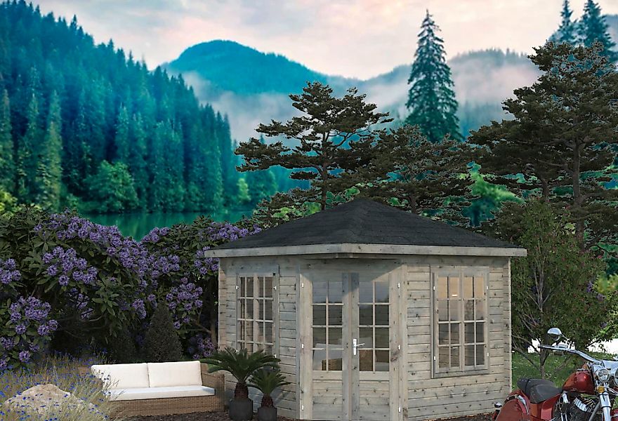 Palmako Gartenhaus "Pavillon Melanie", grau günstig online kaufen