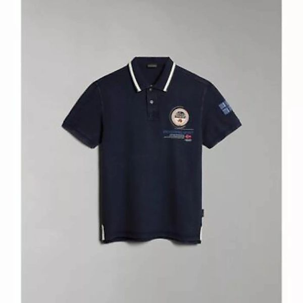 Napapijri  T-Shirts & Poloshirts GANDY 4 - NP0A4H8R-176 BLU MARINE günstig online kaufen