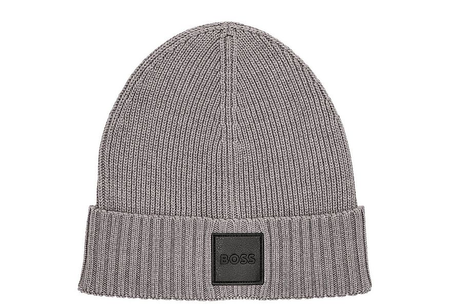 BOSS Strickmütze Flavio - Mütze (silver) günstig online kaufen