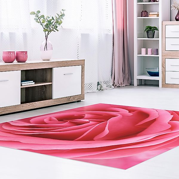 Vinyl-Teppich Lustful Pink Rose günstig online kaufen