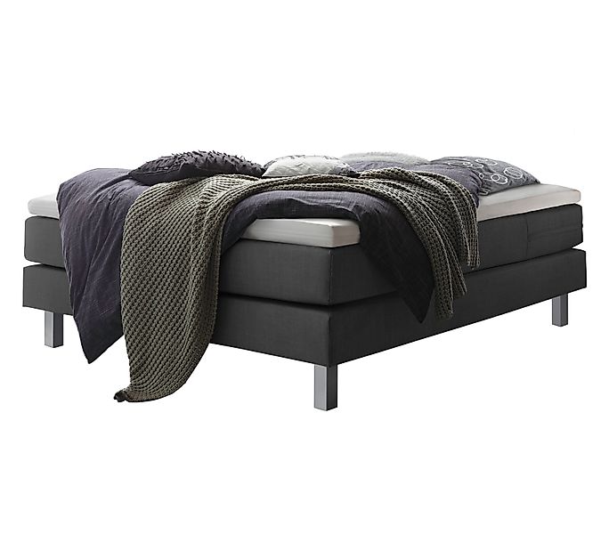 HASENA Boxspringbett Basio, ohne Kopfteil, Bezugsstoffe, günstig online kaufen