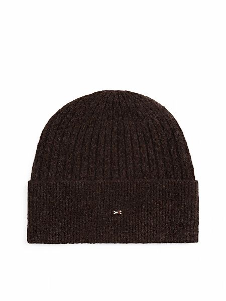 Tommy Hilfiger Beanie "TH CABLE ENAMEL FLAG BEANIE", Regular fit günstig online kaufen