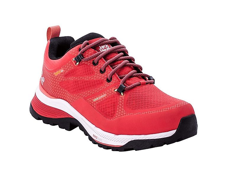 Jack Wolfskin Force Striker Low Texapore wasserdicht pink Damen Wanderschuh günstig online kaufen