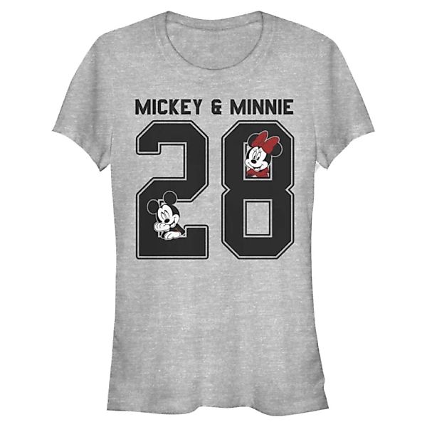 Disney - Micky Maus - Minnie Maus Mickey Minnie Collegiate - Frauen T-Shirt günstig online kaufen