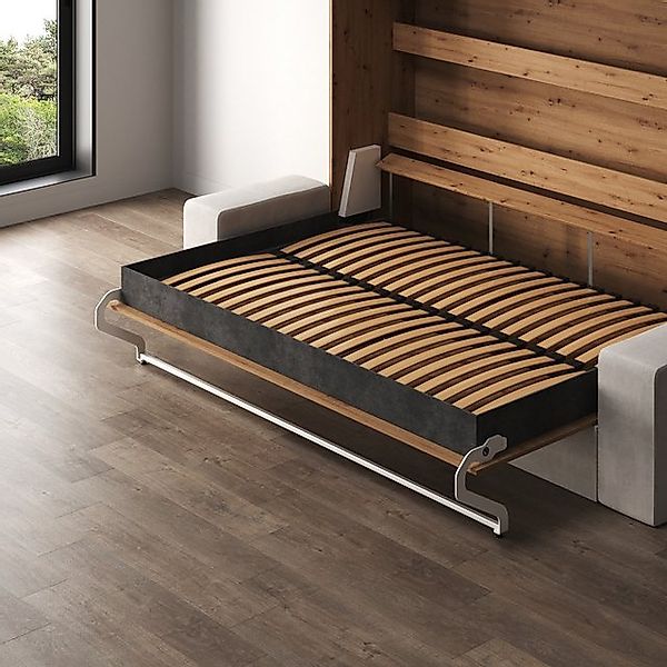 SMARTBett Schrankbett Schrankbett 160x200 Horizontal M2 (Tiefe 55cm) inkl.S günstig online kaufen