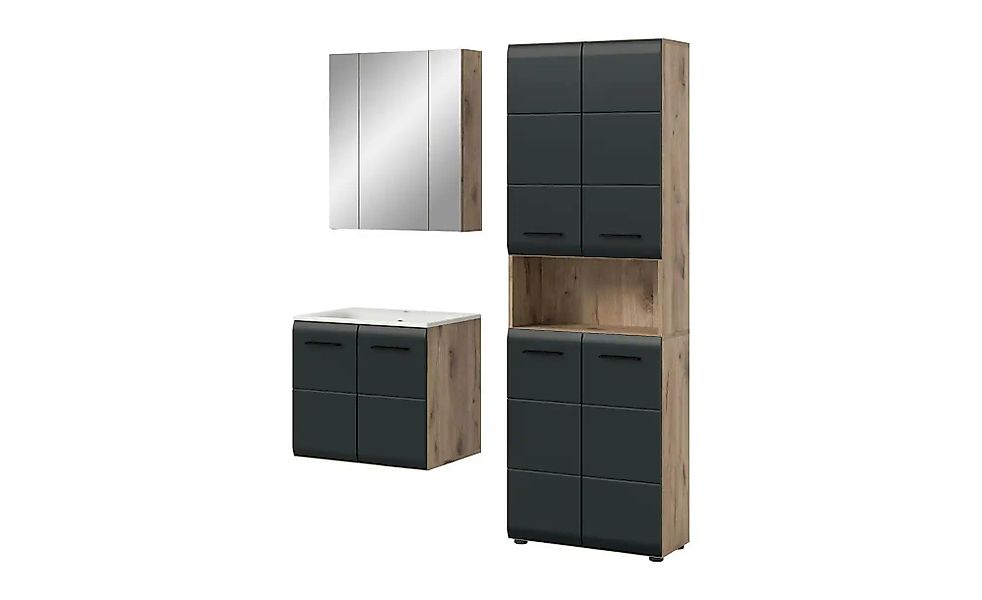 Badkombination  Igelsbachsee ¦ holzfarben ¦ Maße (cm): B: 135 H: 185 Schrän günstig online kaufen