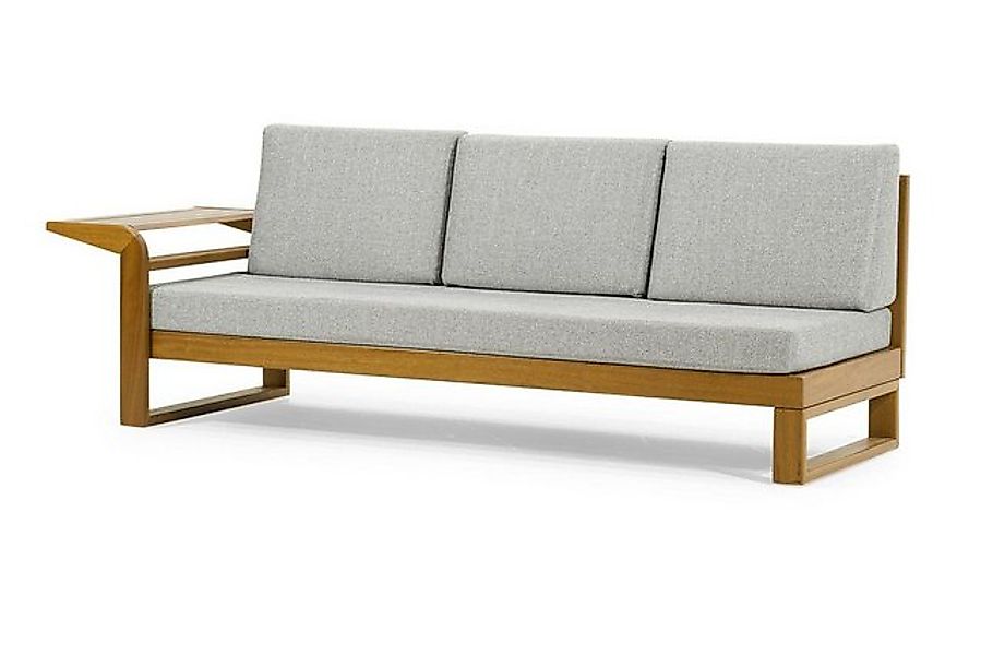 JVmoebel 3-Sitzer Grauer Dreisitzer Garten Sitzmöbel Textil Sofa Edle Terra günstig online kaufen