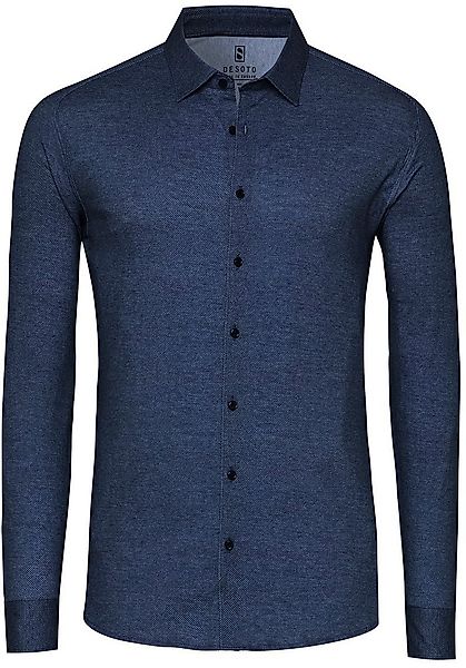 DESOTO Hemd Twill Optics Indigo - Größe M günstig online kaufen