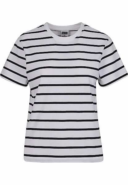 URBAN CLASSICS T-Shirt "Urban Classics Damen Ladies Striped Boxy Tee" 1 Stk günstig online kaufen