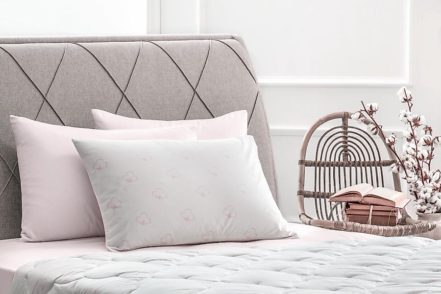 Yatas Bedding Baumwollkissen "Cotton, Kissen 40x80 cm" 1 Stk. tlg. allergik günstig online kaufen