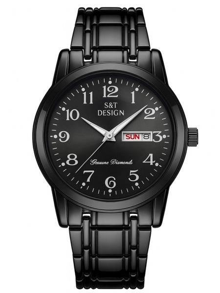 S&T Design Quarzuhr Herren Uhr Edelstahl günstig online kaufen
