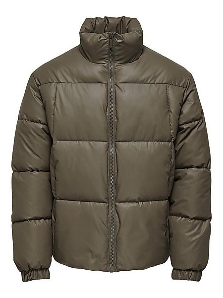 ONLY & SONS Winterjacke kurz Stehkragen gesmokte Ärmelbündchen ONSGAGE RUBB günstig online kaufen